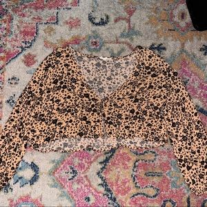 LA Hearts crop top